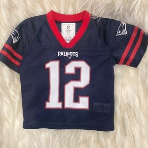 Patriots Brady football jersey 2T